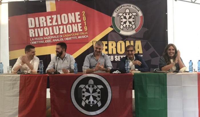 La Russa alla festa dei fascisti di CasaPound