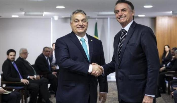00053E04-bolsonaro-e-orban Bolsonaro e Orban