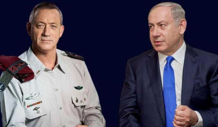 Benny Gantz e Benjamin Netanyahu