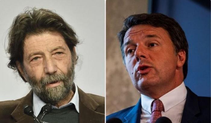 Massimo Cacciari e Matteo Renzi