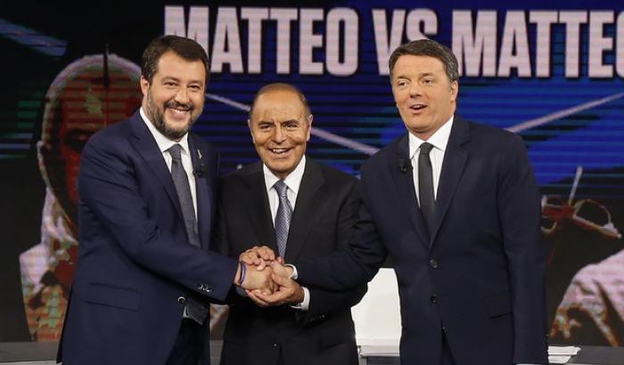 Salvini, Vespa e Renzi