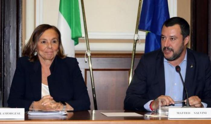 Lamorgese: "Di Salvini non parlo, bisogna contrastare il contagio dell’odio"