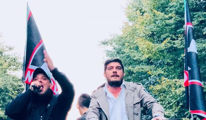 Il capo ultras del Verona Luca Castellini, fascista di Forza Nuova