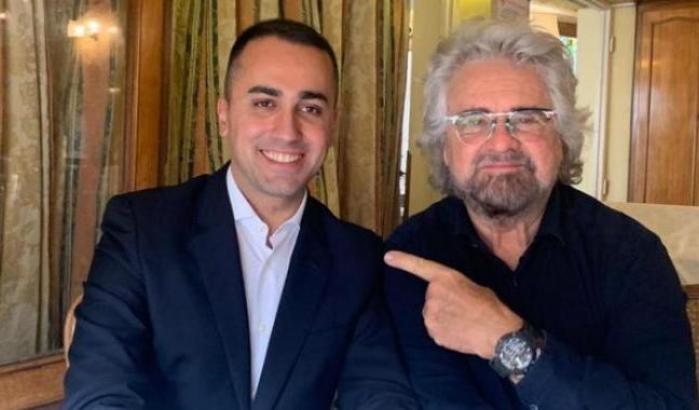 Di Maio e Beppe Grillo