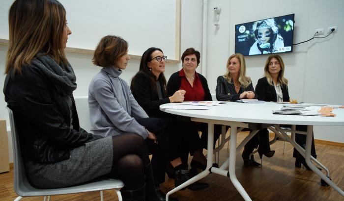 Foto durante la conferenza stampa di presentazione di Safe