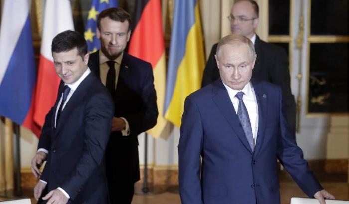 00054AF2-volodymyr-zelensky-e-vladimir-putin Volodymyr Zelensky e Vladimir Putin
