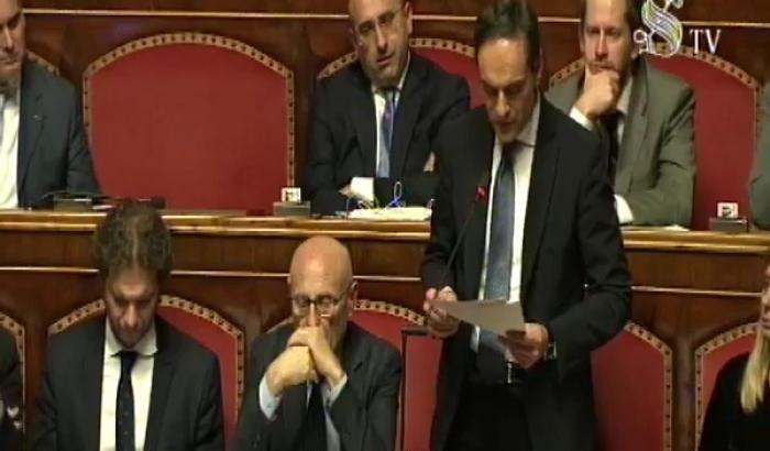 Dopo aver votato contro il governo due senatori M5s a cena con Pillon e altri leghisti