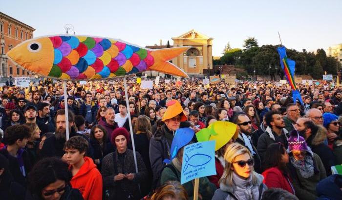 Le Sardine a Roma