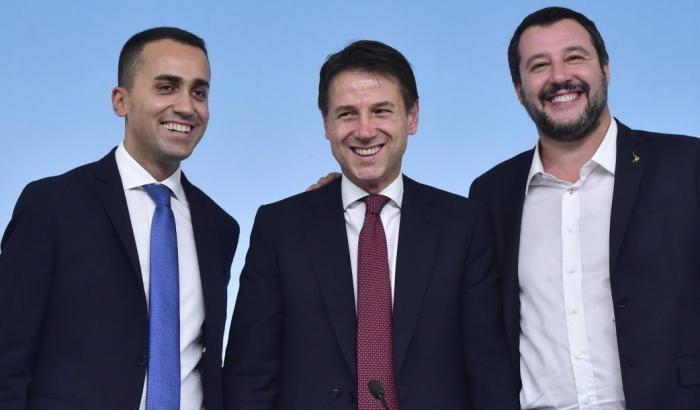 Di Maio, Conte e Salvini