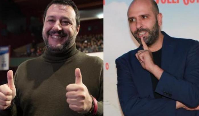 Salvini e Checco Zalone