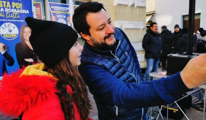 Salvini insiste nella rozza propaganda: "Trump ha fatto bene a uccidere un terrorista islamico"