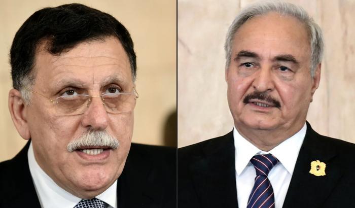 Serraj e Haftar