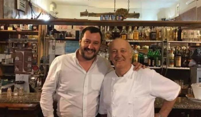 Salvini e Mario Cattaneo