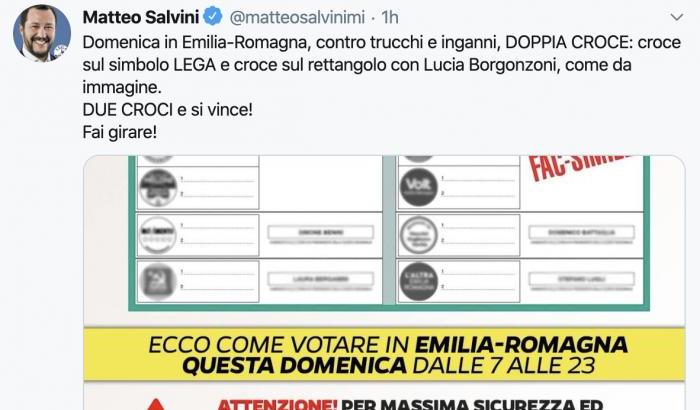 Salvini viola ancora il silenzio elettorale e sui social continua la campagna elettorale