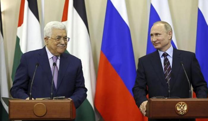 Mahmoud Abbas e Vladimir Putin