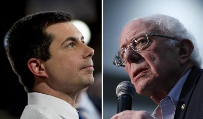 00055418-buttigieg-e-sanders Buttigieg e Sanders