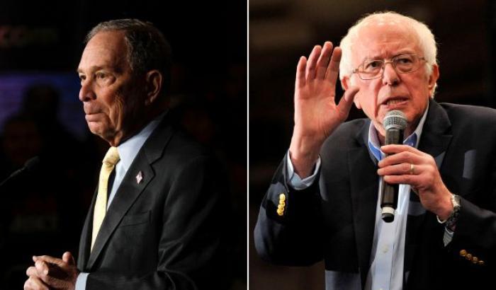 Michael Bloomberg e Bernie Sanders