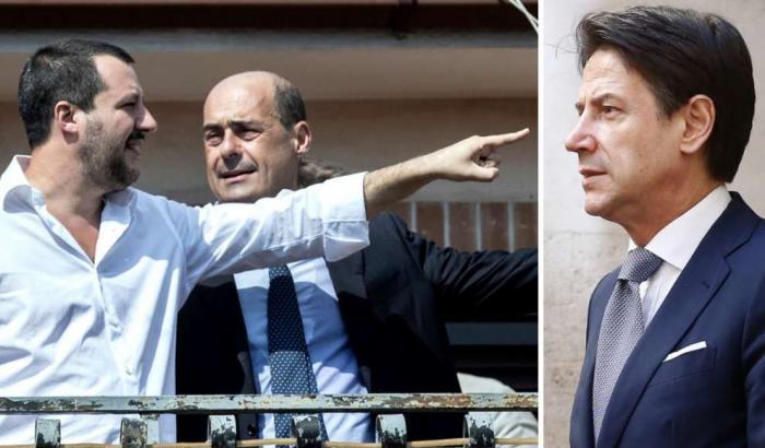 Salvini, Zingaretti, Conte