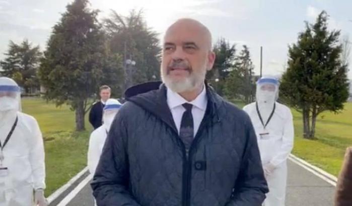 Da Edi Rama un messaggio d'amore al'Italia che dovrebbe far arrossire l'Europa