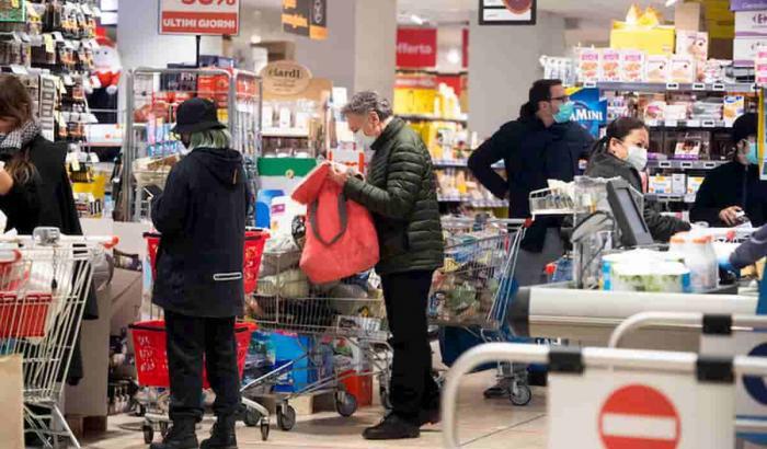 Supermercati nei giorni del coronavirus