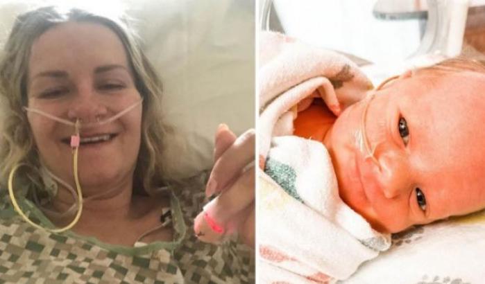 Riesce a partorire mentre è in terapia intensiva per il Covid-19: la storia (a lieto fine) di Angela