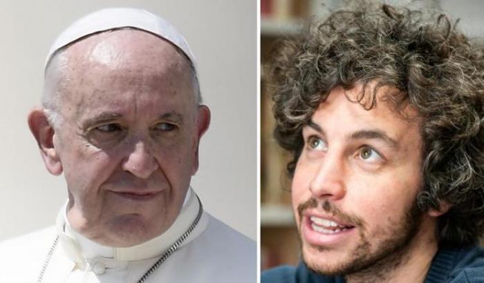 Mattia Santori e Papa Francesco