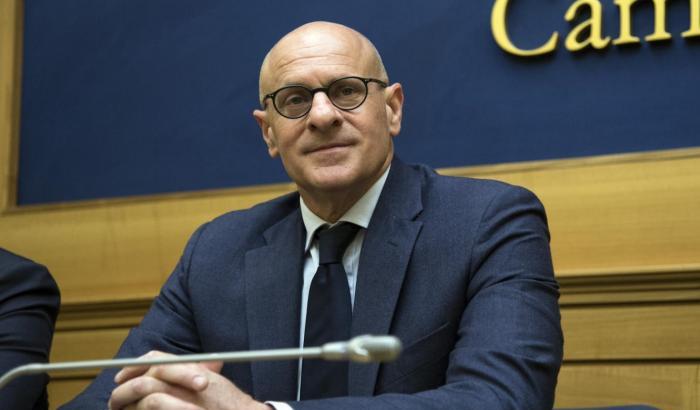 Il vicepresidente della Camera dei deputati Fabio Rampelli di Fratelli d'Italia