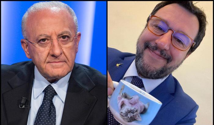 Salvini e De Luca