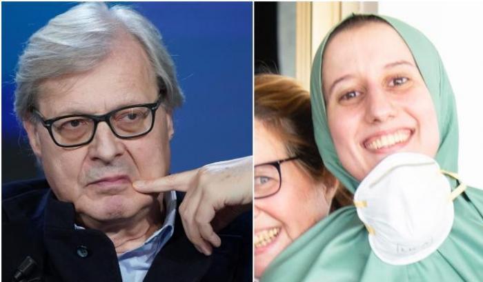 Tra gli indagati per le minacce a Silvia Romano c'è anche Vittorio Sgarbi