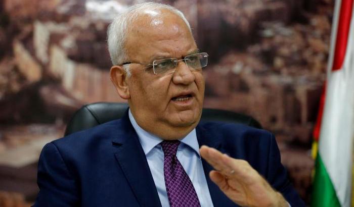 Saeb Erekat capo del Comitato esecutivo dell’Organizzazione per la liberazione della Palestina