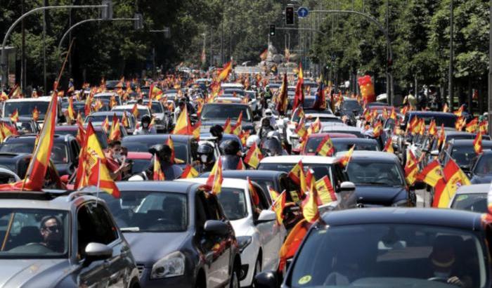 Le manifestazioni dell'estrema destra in Spagna