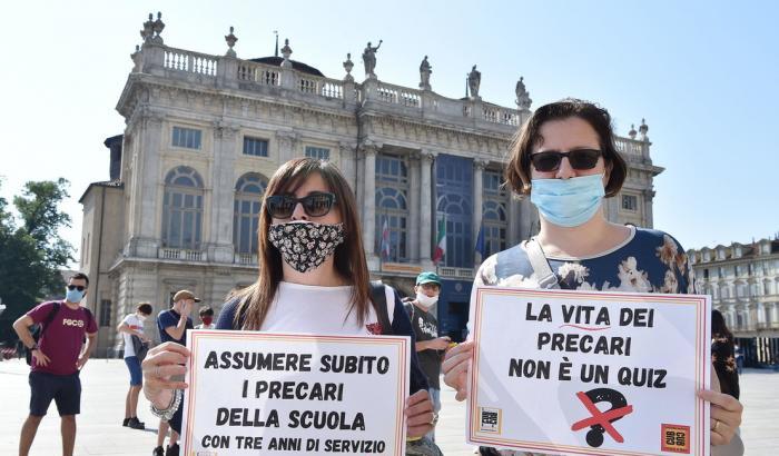 Manifestazione degli insegnanti