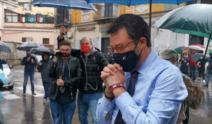 Salvini a Napoli