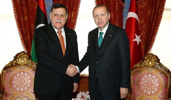 Serraj e Erdogan