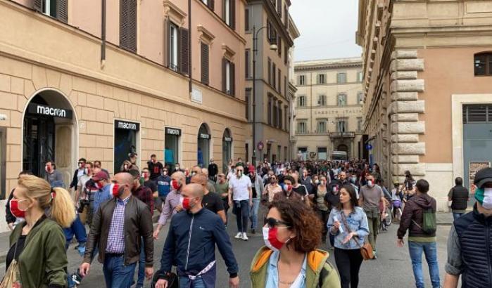 Le mascherine tricolori