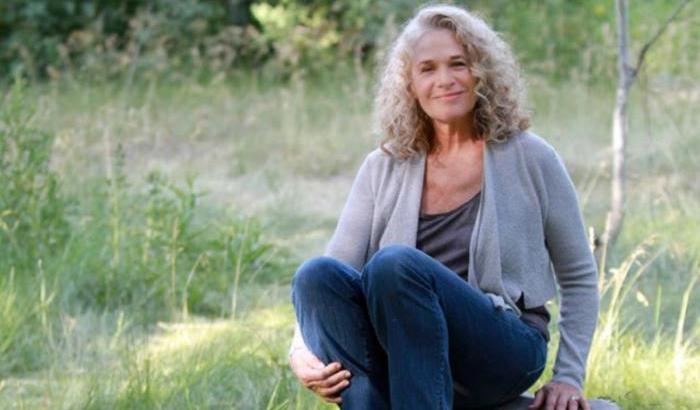 La cantante folk americana Carole King