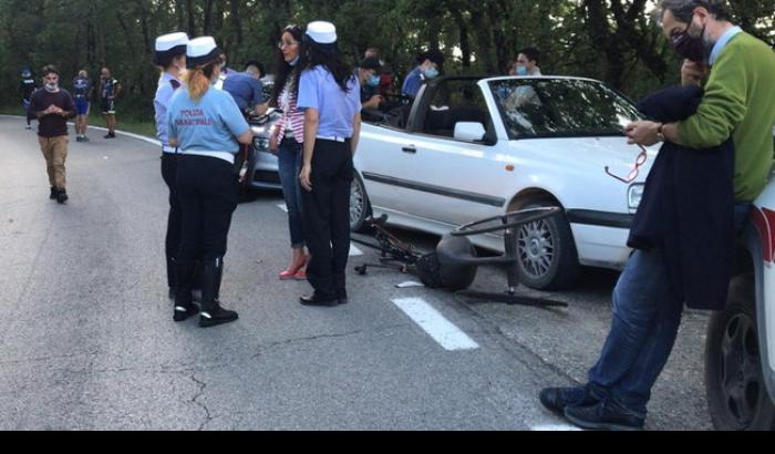 Le immagini dell'incidente di Alex Zanardi a San Quirico