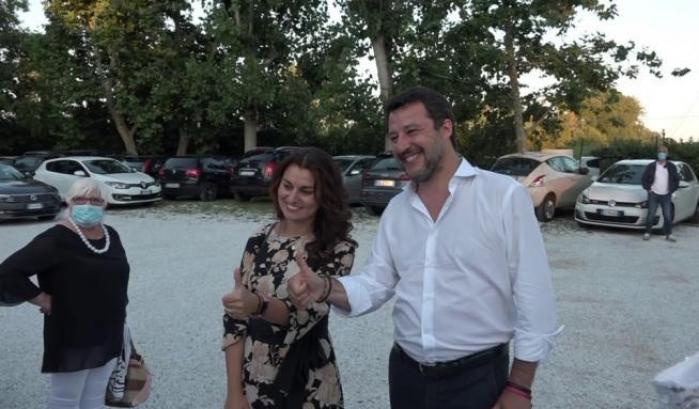Salvini e Susanna Ceccardi