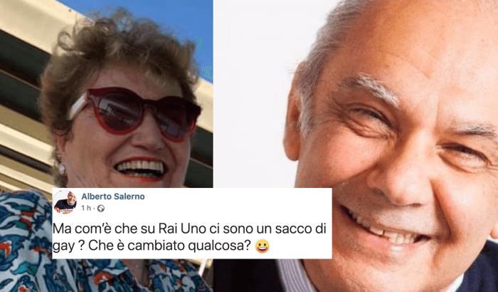 Alberto Salerno e Mara Maionchi