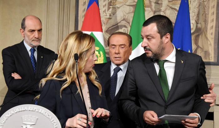 Meloni, Berlusconi, Salvini