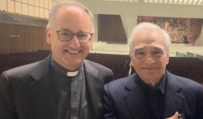 padre Antonio Spadaro e Martin Scorsese (credit Civiltà Cattolica)