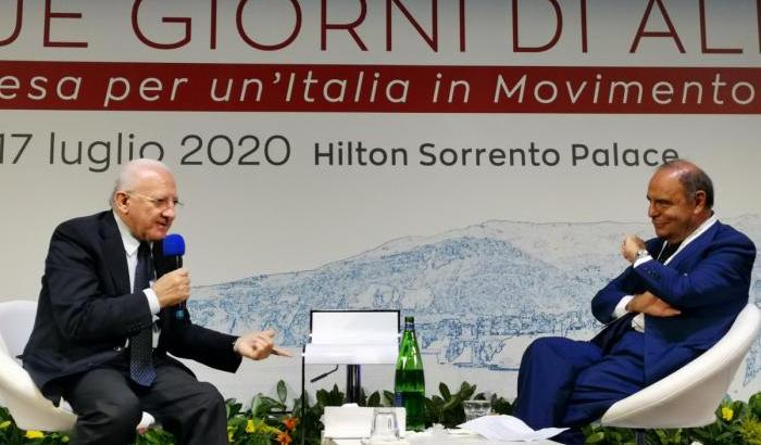 De Luca e Bruno Vespa