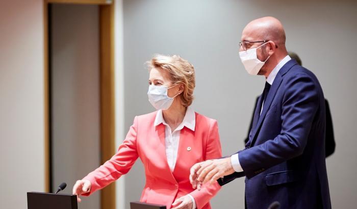 Ursula Von der Leyen e Charles Michel