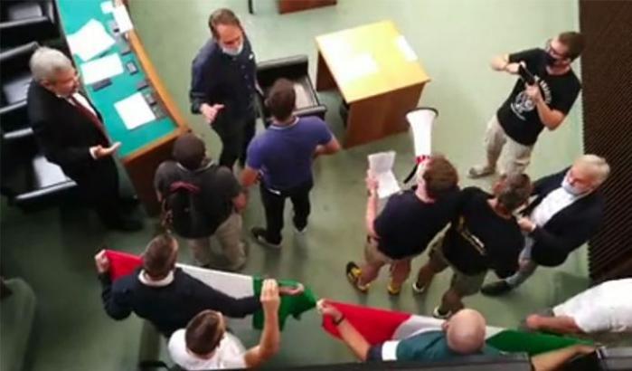 Il blitz di Casapound