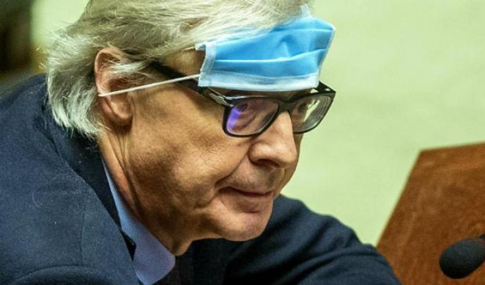 Sgarbi straparla: "Tenere chiusi i musei è folle, come chiudere le piste da sci"