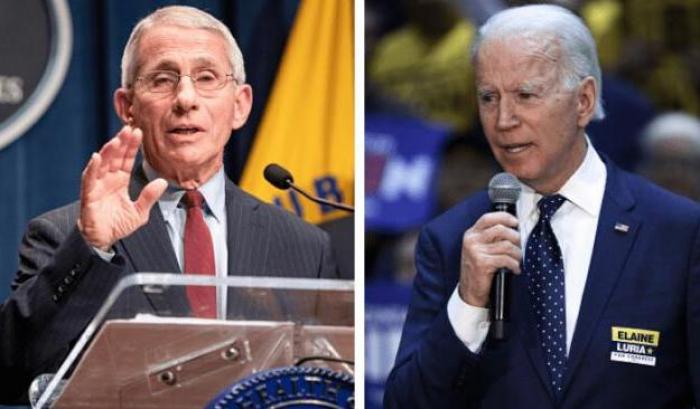 Biden: "Sul vaccino mi fido solo di Fauci, non di Trump"