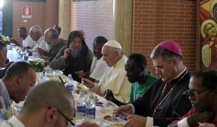 Biagio Conte e Papa Francesco nella Missione