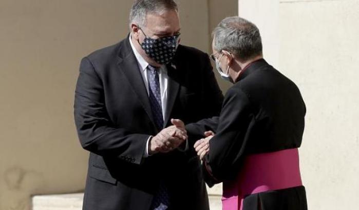 Parolin: "Incontro con Pompeo cordiale, ma le posizioni sulla Cina rimangono distanti"