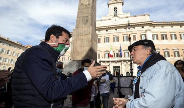 Salvini ed Enrico Montesano