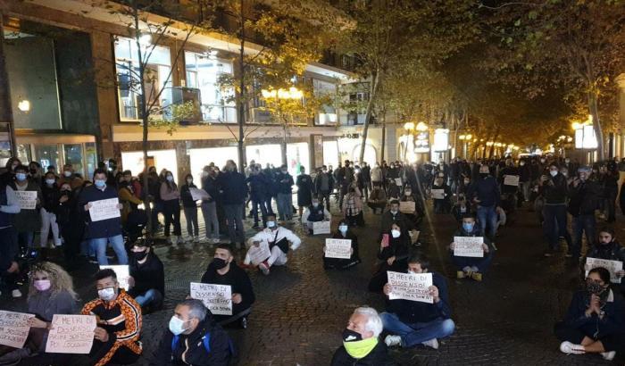 Proteste a Salerno